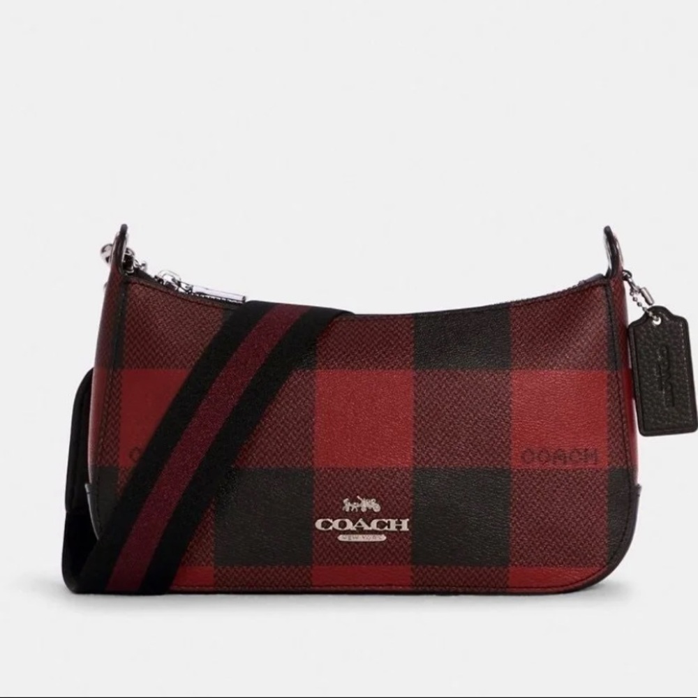 Coach Crossbody bag With Buffalo Plaid Print Bundle - Picture 5 of 9